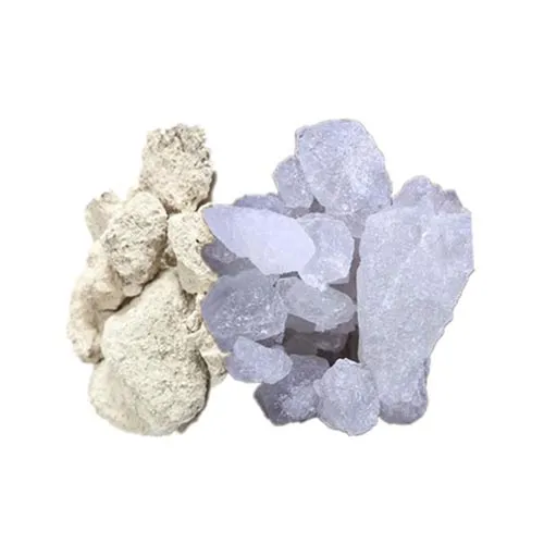 Poudre d'alumite de sel