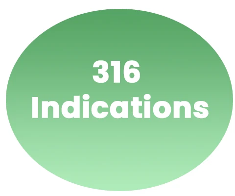 316 indications thérapeutique 316 indications thérapeutique