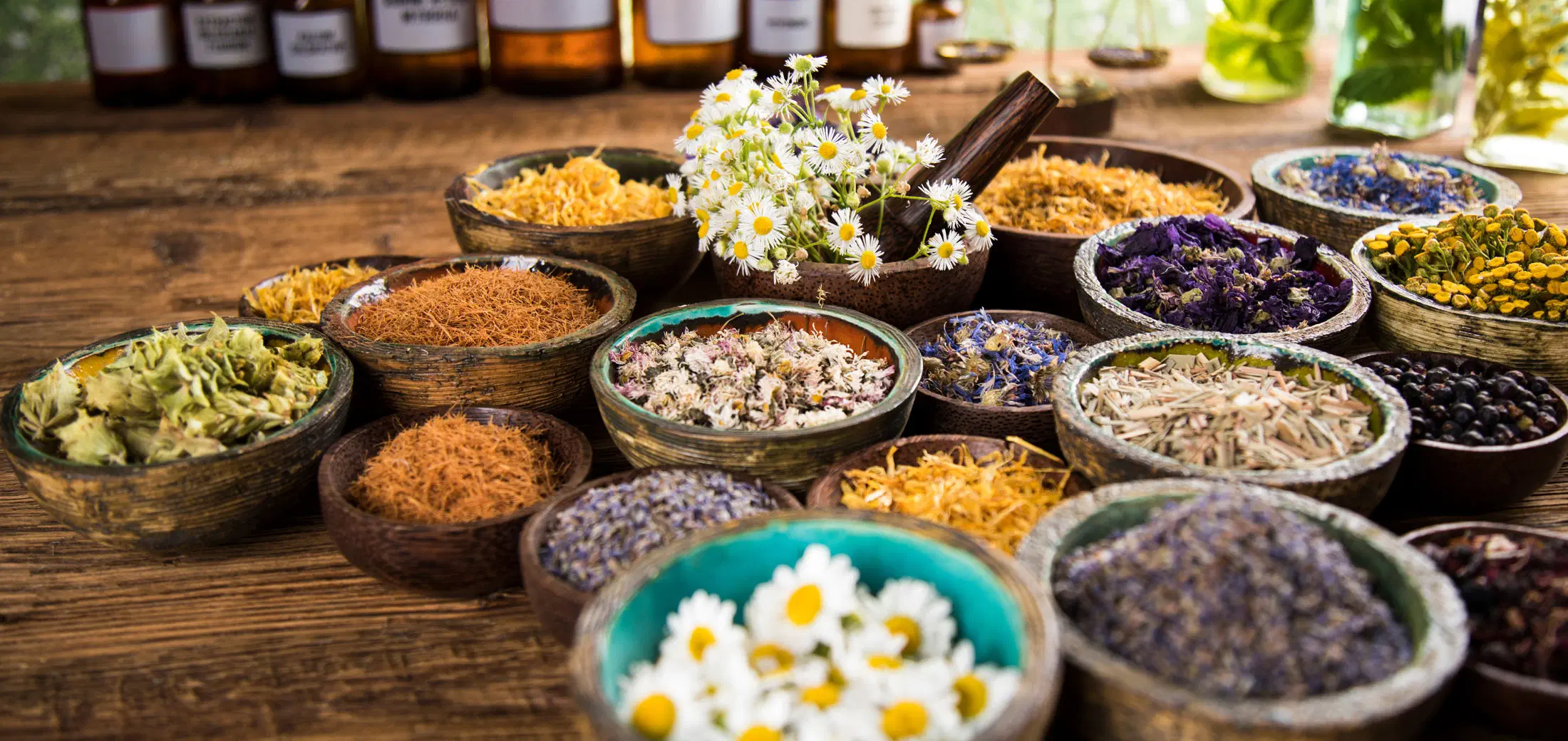 Herbes et complément alimentaires